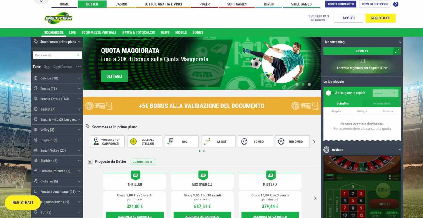 Codice Promozionale Lottomatica in Italia